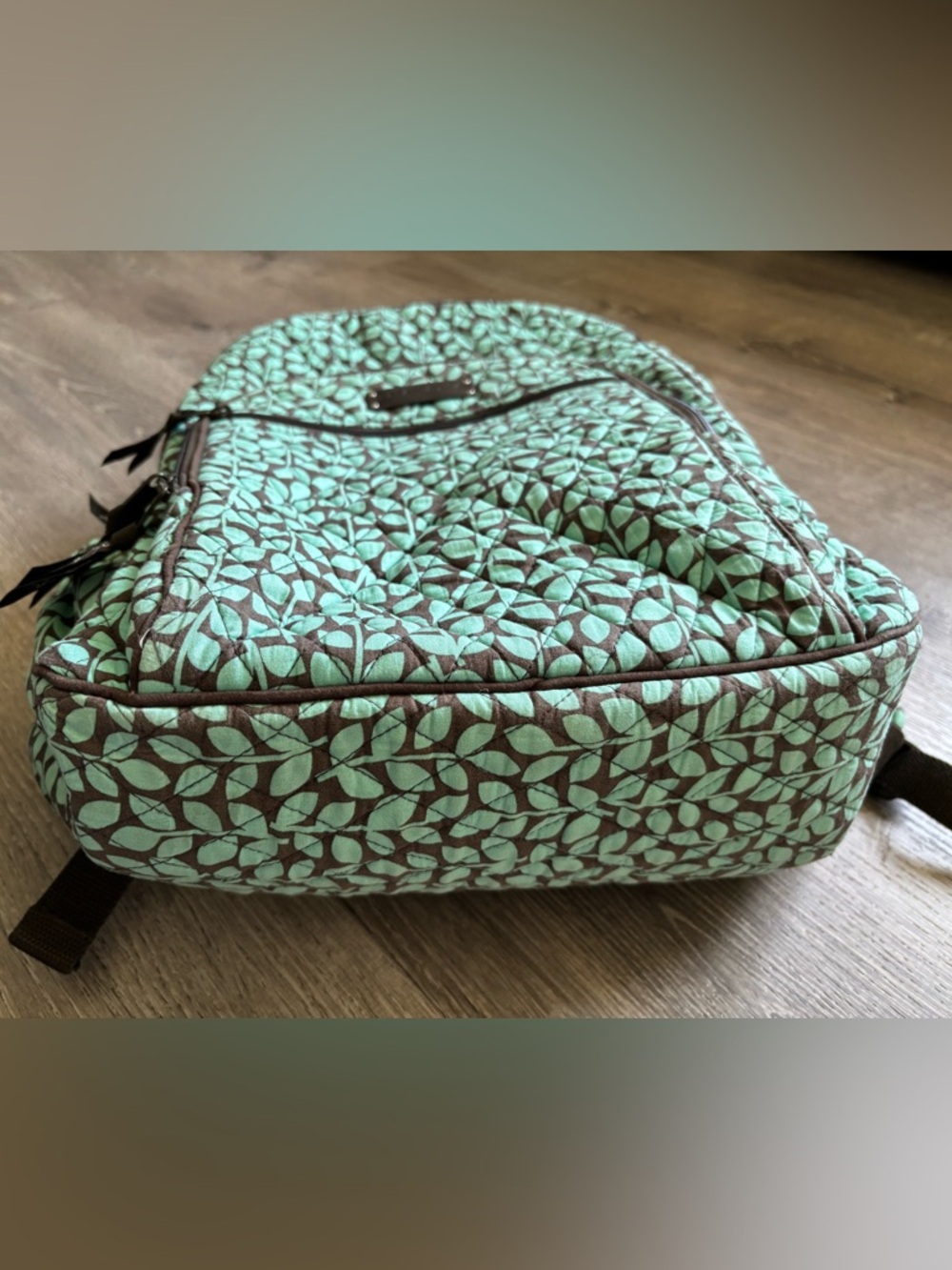 Vera Bradley shower vines Quilted Backpack - Picture 10 of 11
